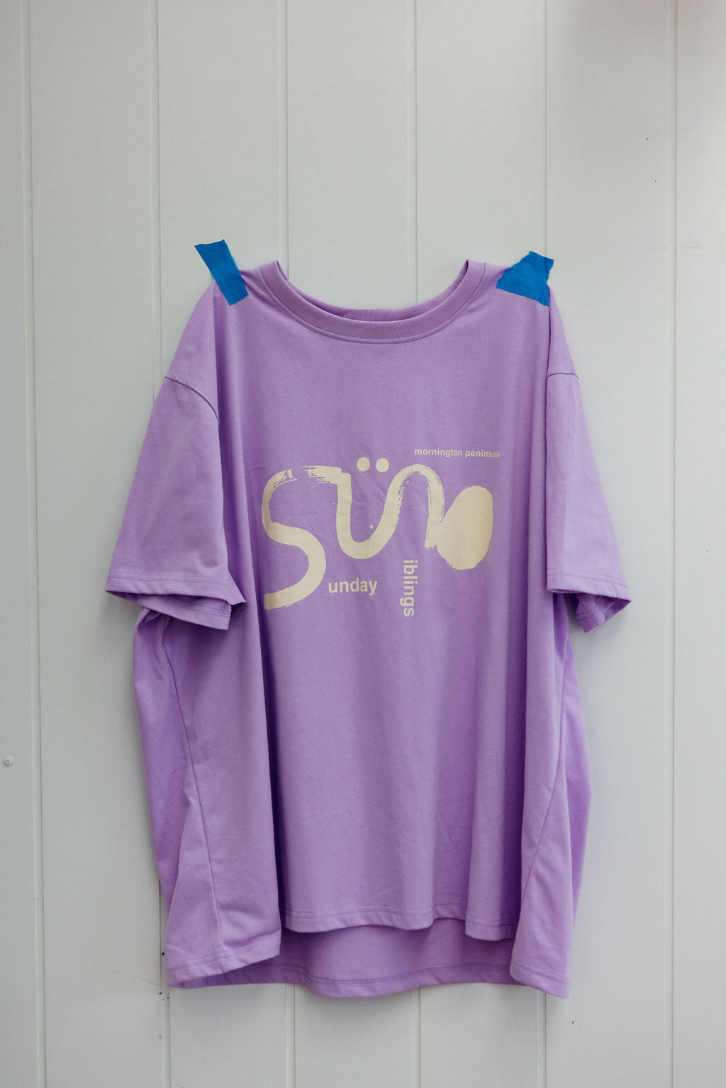 Il Sole Tee - Purple + Cream (Adult)