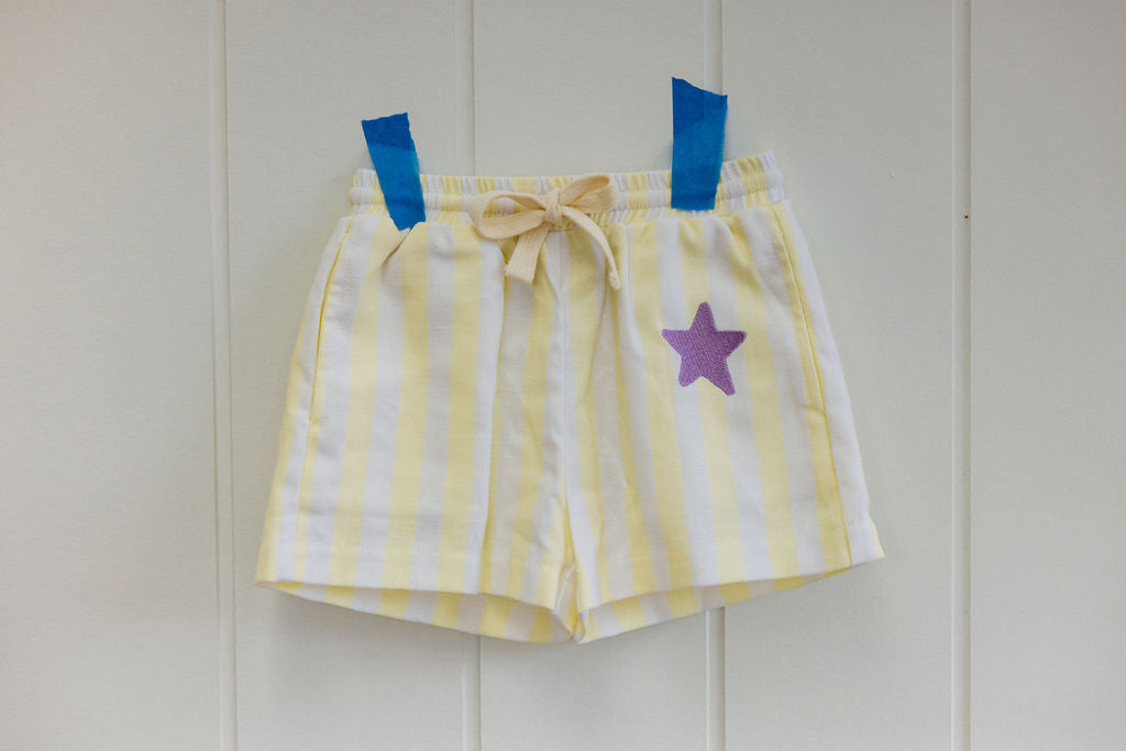 ★ SAMPLE SALE ★ Dizzy Star Shorts - Yellow